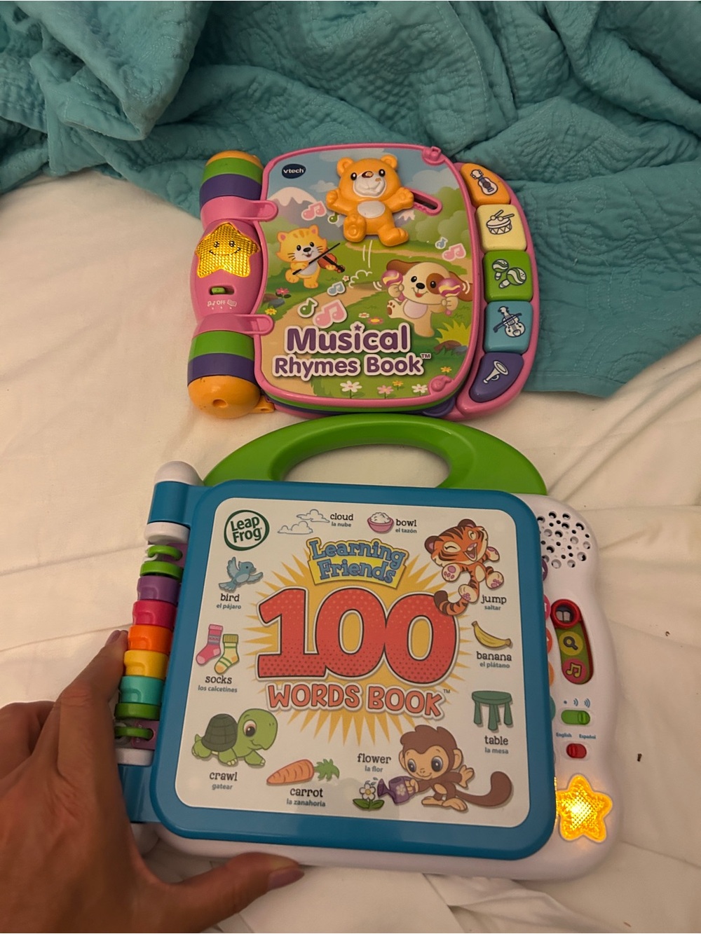 Toddler Interactive Learning Book Lot – LeapFrog & VTech (2 Toy Set)